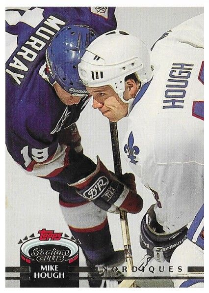 Hough, Mike / 1992-93 Quebec Nordiques / Stadium Club #434