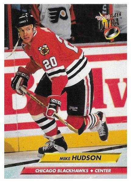 Hudson, Mike / 1992-93 Chicago Blackhawks / Ultra #37