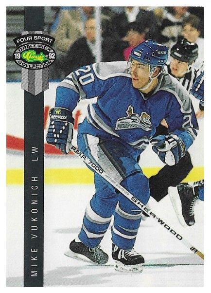 Vukonich, Mike / 1992 Phoenix Roadrunners / Classic Four Sport #219
