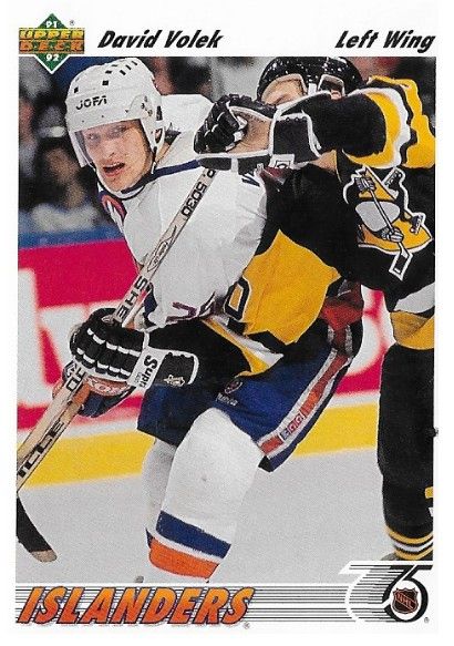 Volek, David / 1991-92 New York Islanders / Upper Deck #173