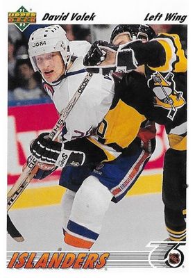 Volek, David / 1991-92 New York Islanders / Upper Deck #173