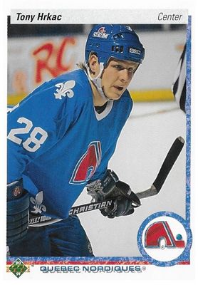 Hrkac, Tony / 1990-91 Quebec Nordiques / Upper Deck #184