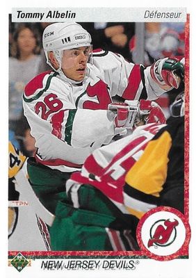 Albelin, Tommy / 1990-91 New Jersey Devils / Upper Deck #88 / Canadian