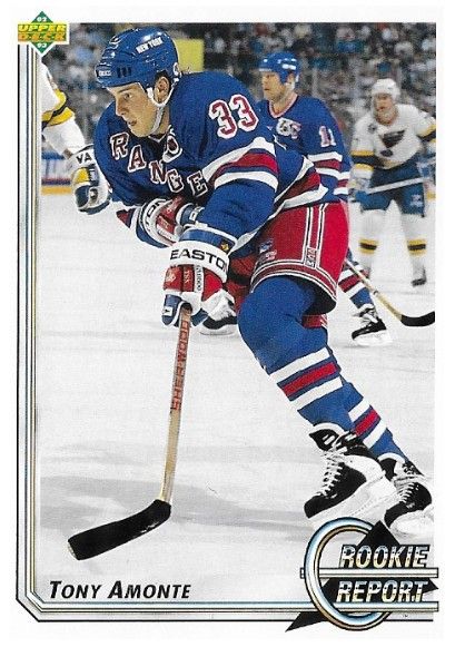 Amonte, Tony / 1992-93 New York Rangers / Upper Deck #359