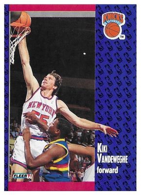 Vandeweghe, Kiki / 1991-92 New York Knicks / Fleer #141