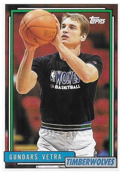 Vetra, Gundars / 1992-93 Minnesota Timberwolves / Topps #304
