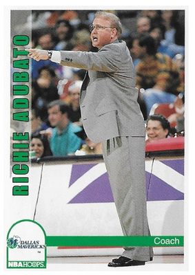Adubato, Richie / 1992-93 Dallas Mavericks / Hoops #244
