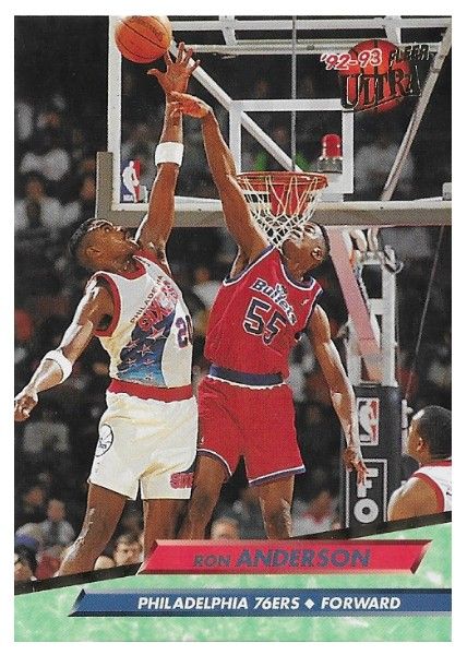 Anderson, Ron / 1992-93 Philadelphia 76ers / Ultra #135