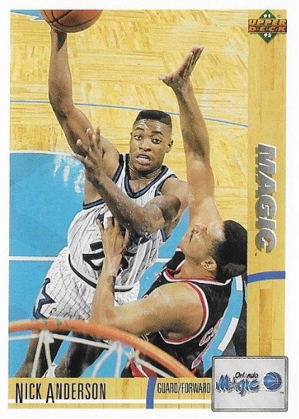 Anderson, Nick / 1991-92 Orlando Magic / Upper Deck #228