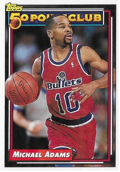 Adams, Michael / 1992-93 Washington Bullets / Topps #206