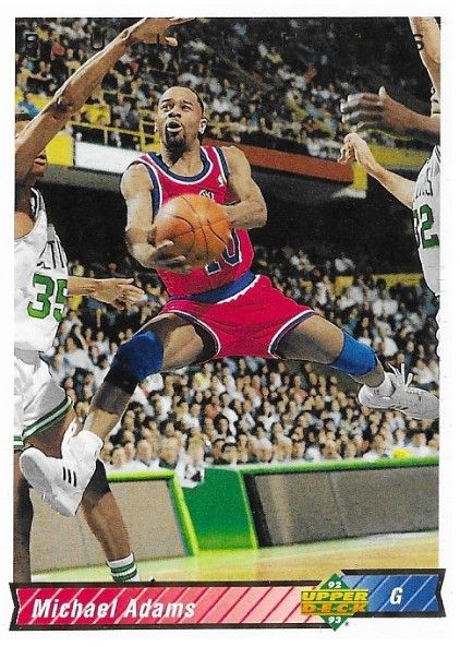 Adams, Michael / 1992-93 Washington Bullets / Upper Deck #139