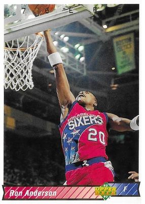 Anderson, Ron / 1992-93 Philadelphia 76ers / Upper Deck #217