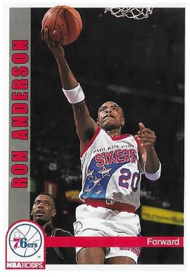 Anderson, Ron / 1992-93 Philadelphia 76ers / Hoops #169