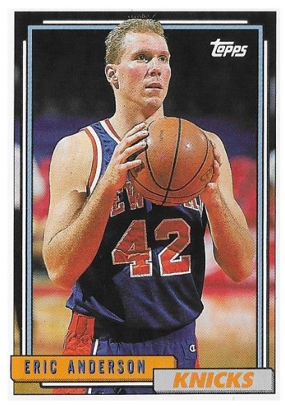 Anderson, Eric / 1992-93 New York Knicks / Topps #259