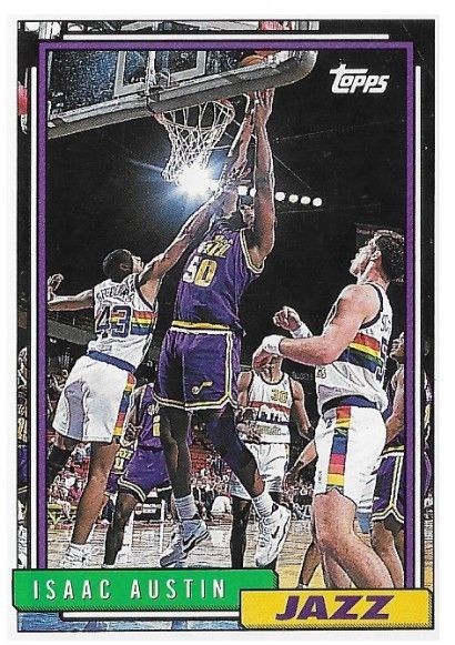 Austin, Isaac / 1992-93 Utah Jazz / Topps #313