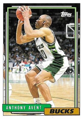 Avent, Anthony / 1992-93 Milwaukee Bucks / Topps #321