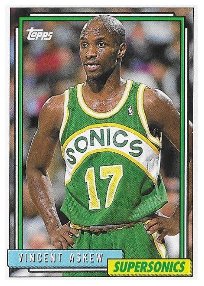 Askew, Vincent / 1992-93 Seattle SuperSonics / Tops #251