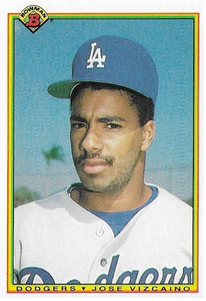 Vizcaino, Jose / 1990 Los Angeles Dodgers / Bowman #98