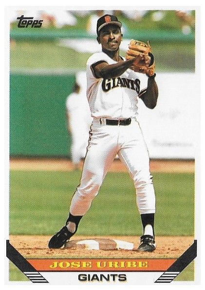 Uribe, Jose / 1993 San Francisco Giants / Topps #201