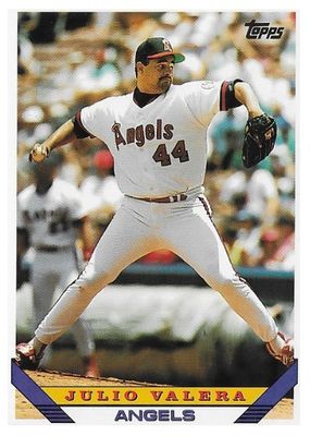 Valera, Julio / 1993 California Angels / Topps #374