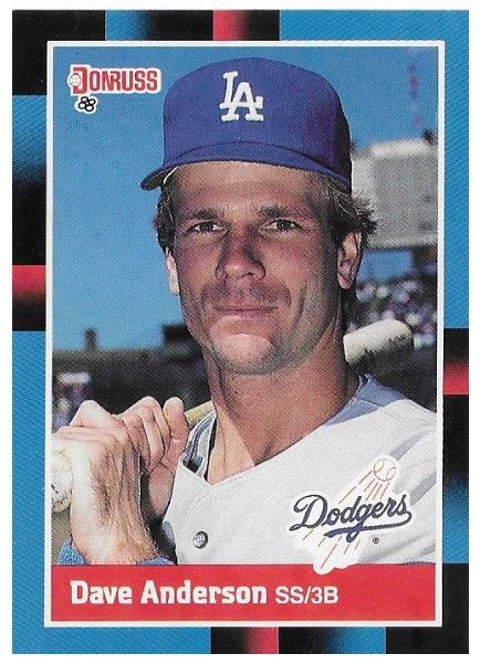 Anderson, Dave / 1988 Los Angeles Dodgers / Donruss #475