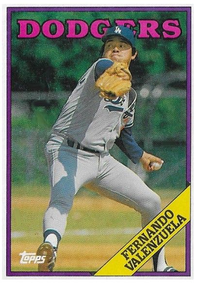 Valenzuela, Fernando / 1988 Los Angeles Dodgers / Topps #780