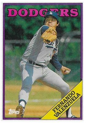 Valenzuela, Fernando / 1988 Los Angeles Dodgers / Topps #780