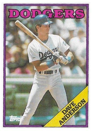 Anderson, Dave / 1988 Los Angeles Dodgers / Topps #456