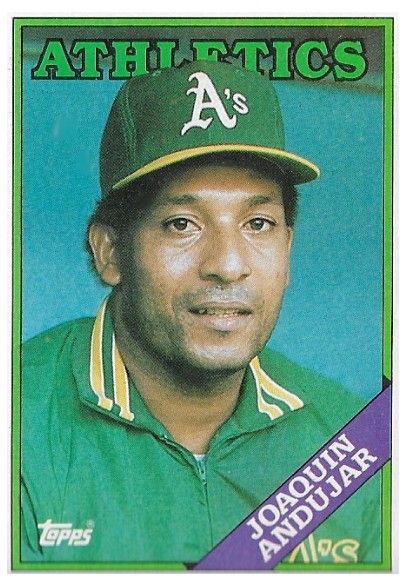 Andujar, Joaquin / 1988 Oakland Athletics / Topps #47