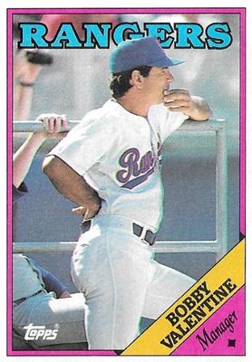 Valentine, Bobby / 1988 Texas Rangers / Topps #594