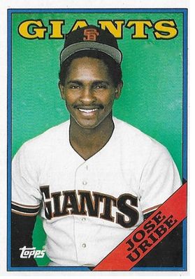 Uribe, Jose / 1988 San Francisco Giants / Topps #302