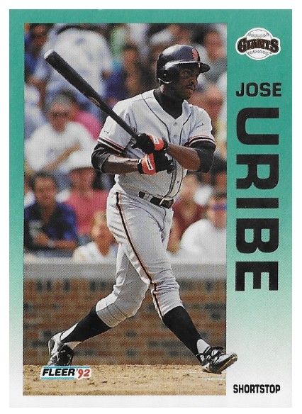 Uribe, Jose / 1992 San Francisco Giants / Fleer #649