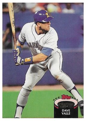 Valle, Dave / 1992 Seattle Mariners / Stadium Club #56