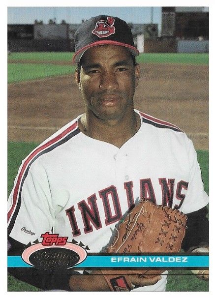 Valdez, Efrain / 1991 Cleveland Indians / Stadium Club #483
