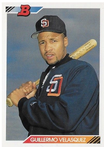 Velasquez, Guillermo / 1992 San Diego Padres / Bowman #698