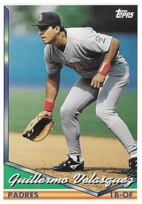 Velasquez, Guillermo / 1994 San Diego Padres / Topps #556