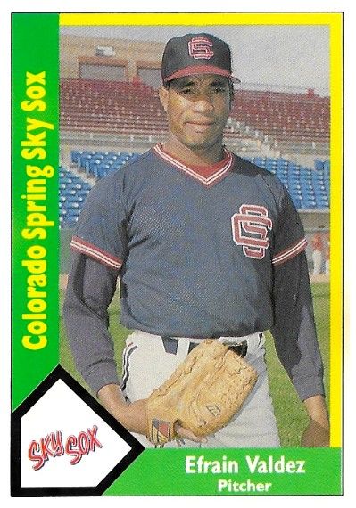 Valdez, Efrain / 1990 Colorado Springs Sky Sox / CMC #456