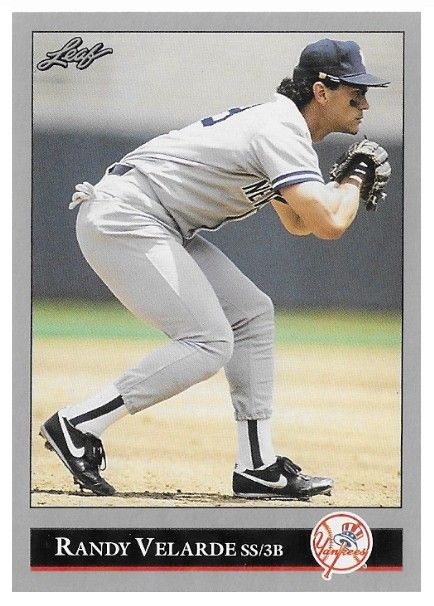 Velarde, Randy / 1992 New York Yankees / Leaf #368