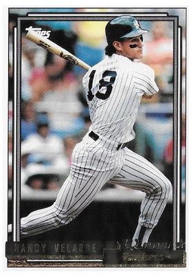 Velarde, Randy / 1992 New York Yankees / Topps #212