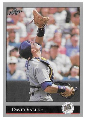 Valle, Dave / 1992 Seattle Mariners / Leaf #170