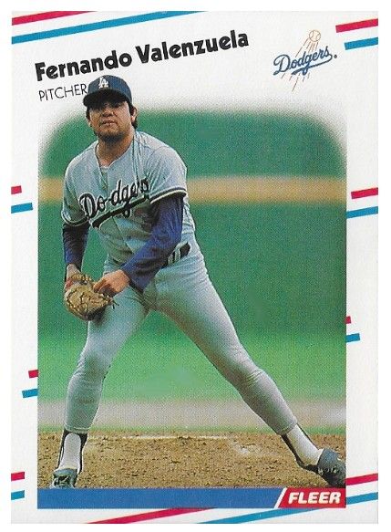 Valenzuela, Fernando / 1988 Los Angeles Dodgers / Fleer #528