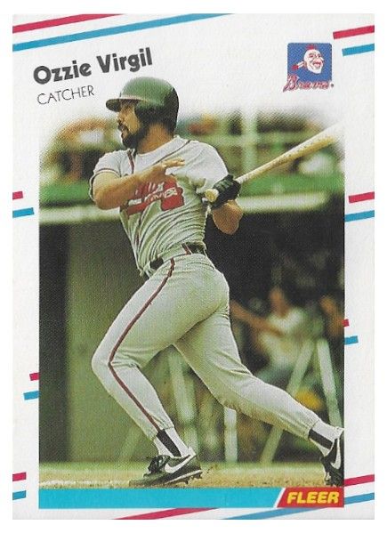 Virgil, Ozzie / 1988 Atlanta Braves / Fleer #552
