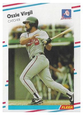 Virgil, Ozzie / 1988 Atlanta Braves / Fleer #552