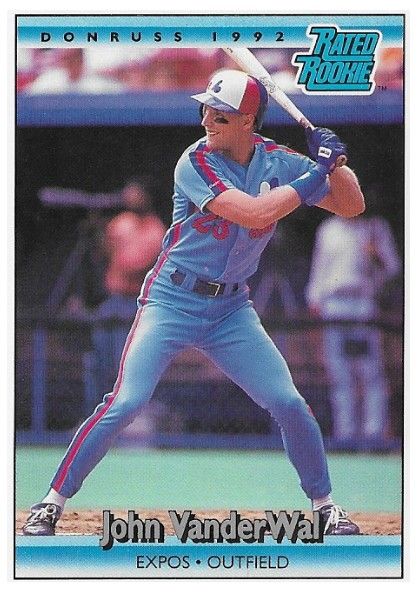 Vander Wal, John / 1992 Montreal Expos / Donruss #414