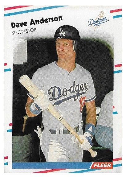 Anderson, Dave / 1988 Los Angeles Dodgers / Fleer #508