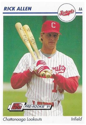 Allen, Rick / 1991 Chattanooga Lookouts / Line Drive #151