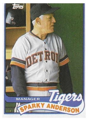 Anderson, Sparky / 1989 Detroit Tigers / Topps #193