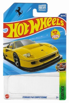 Hot Wheels / Ferrari F40 Competizione / 2025