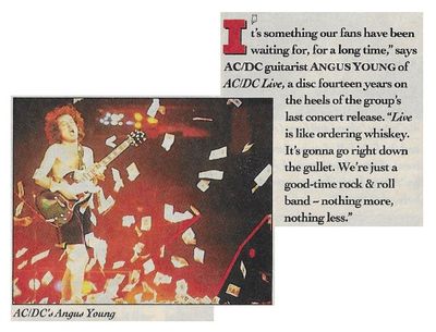 AC/DC / AC/DC's Angus Young / 1992