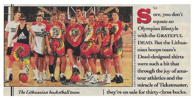 Grateful Dead / The Lithuanian Basketball Team / 1992